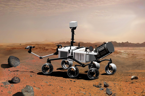 El 'Curiosity' es un laboratorio andante que llegó a Marte en agosto. Fuente: NASA.