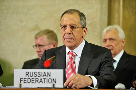 Serguéi Lavrov, Ministro de Asuntos Exteriores de Rusia. Fuente: flickr / UN Photo / Jean-Marc Ferre