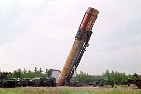 Misil más potente del mundo R-36M2 Voevoda. Fuente: mil.ru