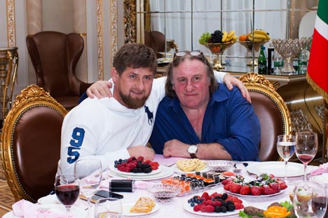 “Es una visita a un amigo”, ha dicho Depardieu sobre su reunión con Ramzán Kadírov, presidente de Chechenia.