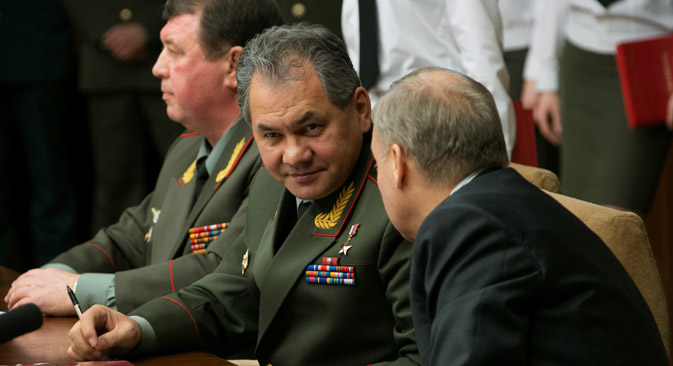 El ministro de Defensa de la Federación rusa, Serguéi Shoigu. Fuente: ITAR TASS