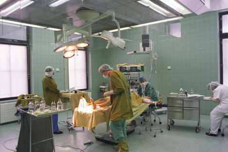 Especialistas de Novosibirsk eliminaram patologia cardíaca congênita num coração em funcionamento Foto: ITAR-TASS