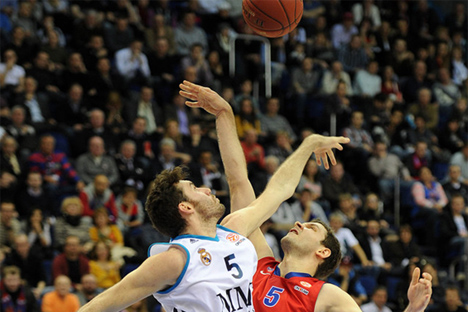 Real y CSKA se han enfrentado 35 veces en la Copa de Europa de baloncesto. Fuente: CSKAbasket.com