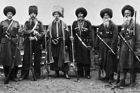 Os cossacos lutaram na guerra contra o Japão e na Primeira Guerra Mundial Foto: RIA Nóvosti
