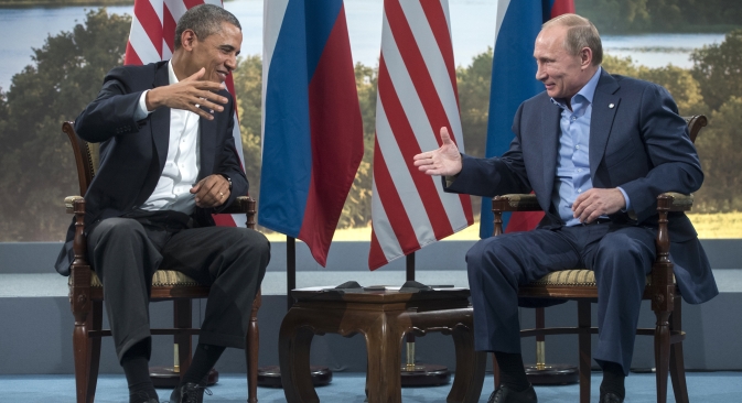 El uso de armas químicas en Siria será uno de los temas a tratar en el encuentro entre Vladímir Putin y el presidente de los EE UU, Barack Obama. Fuente: Ria Novosti