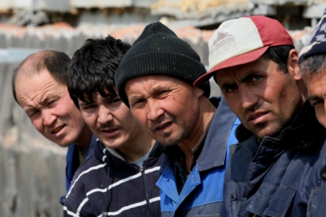 Los inmigrantes de Asia central. Fuente: Ria Novosti