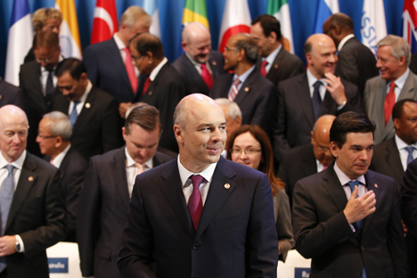 Antón Siluánov, ministro de finanzas de Rusia durante la cumbre del G20. Fuente: Reuters