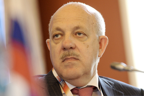 Gueorgui Petrov, el vicepresidente de la Cámara de Comercio e Industria de Rusia. Fuente: ITAR-TASS