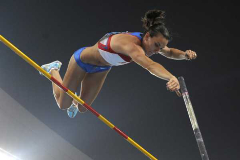 Yelena Isinbáyeva ya ha intentado dejar el deporte más de una vez. Fuente: Flickr/markopako