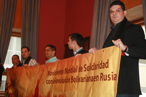La coordinadora del movimiento aglutino a diversas organizaciones sociales rusas. Fuente: Santi Pueyo