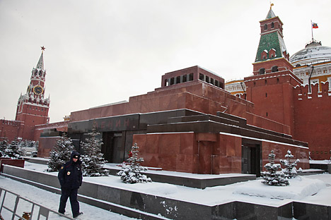 Na era soviética, o mausoléu, com seus complexos sistemas, era considerado um objeto de segurança nacional Foto: ITAR-TASS