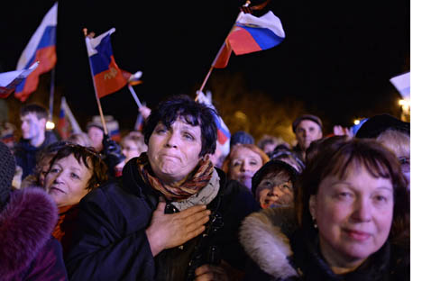 Referendum yang diselenggarakan pada 16 Maret 2014 menunjukkan bahwa 97 persen suara mendukung reunifikasi Krimea ke dalam wilayah Rusia.