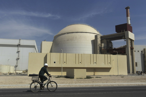 La central nuclear de Bushehr alcanzó su pleno rendimiento el año pasado. Fuente: AP.