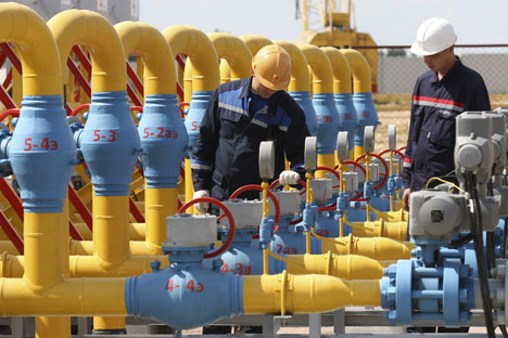 Kiev pretende  involucrar a Europa y EE UU en la gestión del sistema de transporte de gas . Fuente: Iván Rudnev / RIA Novosti