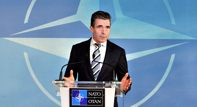 El secretario general de la OTAN, Anders Fogh Rasmussen. Fuente: AFP / East News
