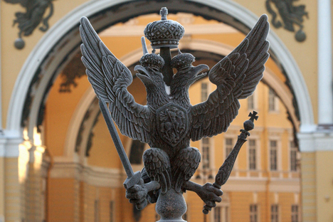 Símbolo da águia foi instituído na Rússia no século 13, substituindo o antigo emblema do império Foto: ITAR-TASS