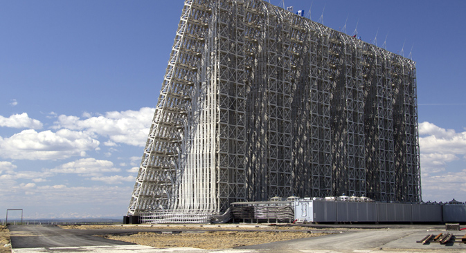 The Voronezh-M radar station in the Irkutsk region. Source: ITAR-TASS
