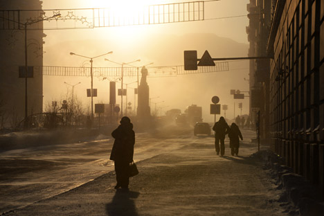 Las condiciones de vida en esta ciudad del norte de Rusia son extremas, y se pueden establecer analogías con el Planeta Rojo. Fuente: Aleksandr Kriázhev / Ria Novosti