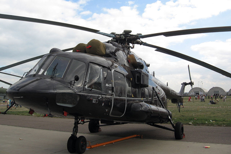 El Mi-171SH. Fuente: Servicio de prensa