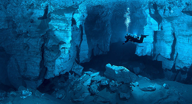Espectaculares maravillas bajo tierra. Fuente: http://ordacave.ru