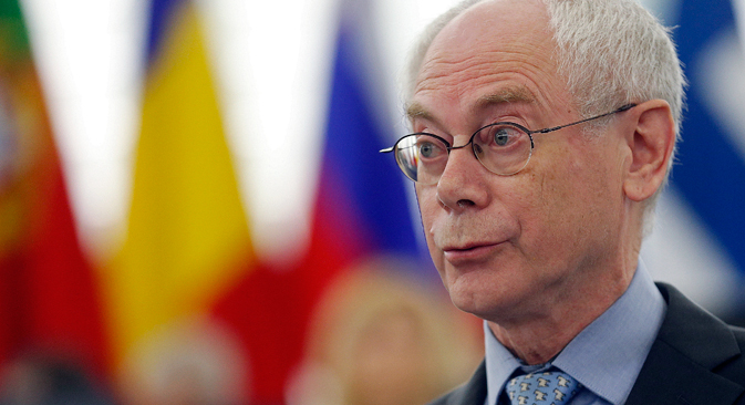 El belga Herman Van Rompuy, presidente del Consejo Europeo. Fuente: Reuters