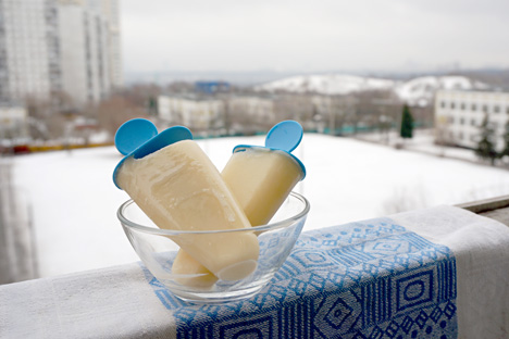 Il gelato in Russia viene mangiato in qualsiasi stagione, anche in inverno. 