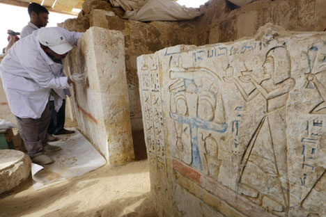 El descubrimiento contribuirá al conocimiento histórico de la capital fundada hace más de 5.000 años. Fuente: AP