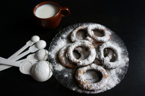 Tanto niños como adultos disfrutaban de estas rosquillas. Fuente: Anna Jarzéieva