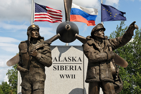 En el aérodromo de Fairbanks se levantó un memorial en 2006. Fuente: Alamy/Legion Media.