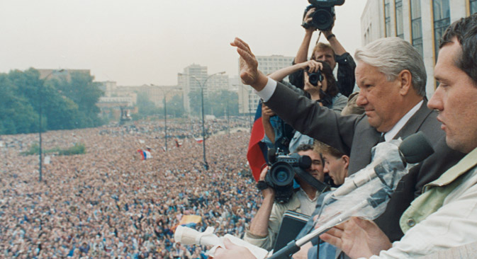 La tradición de un poder presidencial fuerte en la Rusia actual fue comenzada por el primer líder postsoviético, Borís Yeltsin. Fuente: Reuters