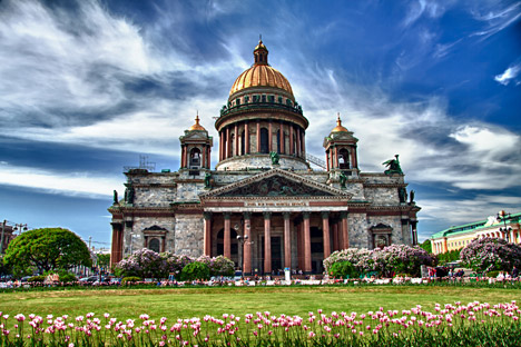 La Catedral de San Isaac en San Petersburgo