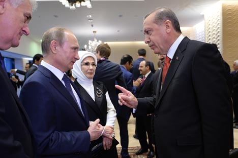 Vladímir Putin y Tayyip Erdogan