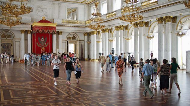 Les musées russes sont en plein boom numérique. En février, l’Ermitage se dotait d’une application gratuite pour iPhone. Crédit photo : Lori / Legion Media