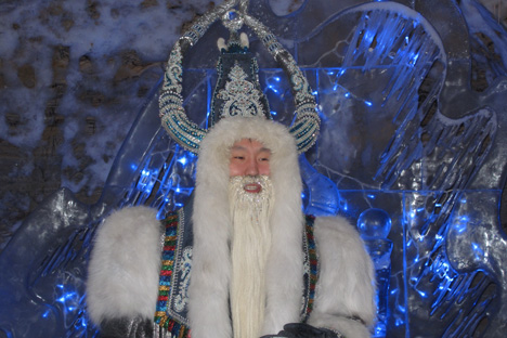 Tchys Khan est un personnage adapté d’une vieille légende locale sur le Taureau-Hiver, symbolisant le froid glacial. Crédit photo : Semen Kvacha