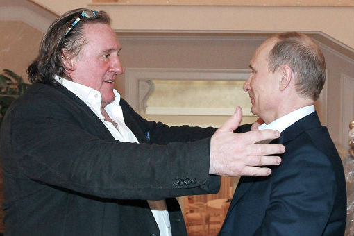 El actor francés se reunió con el presidente ruso. Fuente: Mijaíl Klimentiev. RIA Novosti.