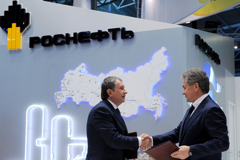 Ces deux dernières années, Rosneft a activement fait appel aux compagnies russes et étrangères pour participer aux projets d’exploitation dans la zone arctique. Crédit : Itar-Tass