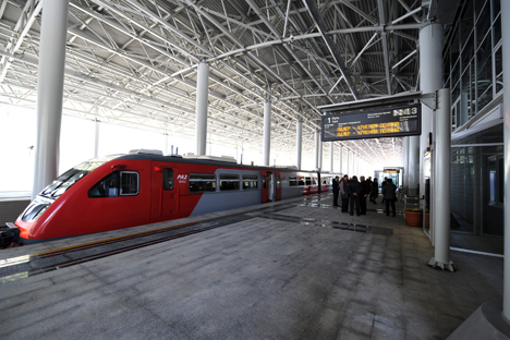 Die Investitionen in das Projekt der neuen Hochgeschwindigkeitsbahnstrecke würden laut Bahn-Chef Jakunin rund 23,2 Milliarden Euro betragen. Foto: ITAR-TASS