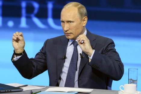 Allan Pease décrit Poutine comme « un étudiant très malin et doué ». Crédit : Itar-Tass