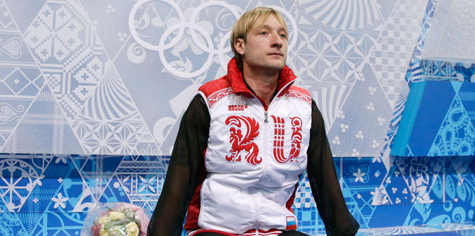 Evgeni Plushenko a renoncé à patiner son programme court à la dernière minute. Crédit : AP