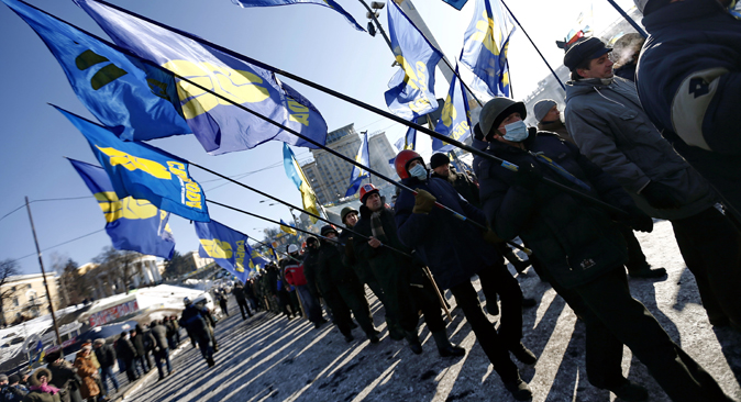 Moscou solicita à oposição ucraniana para voltar ao diálogo com o governo Foto: Photoshot / Vostock-Photo