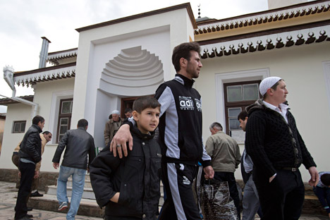 Crimean Tatars themselves identify themselves as “qırımlar” (or Crimeans). Source: AP