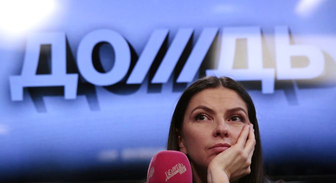 La directrice générale de la chaîne Dojd Natalia Sindeeva. Crédit : Aleksey Nichukchin/RIA Novosti