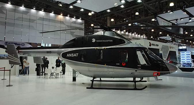 Ansat helicopters can be either passenger, transport, ambulance, or rescue. Source: Olga Sokolova