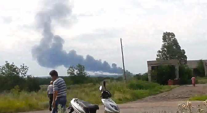 Flugzeugabsturz in Ostukraine: Aufständische und Regierung beschuldigen sich gegenseitig. Foto aus den freien Quellen
