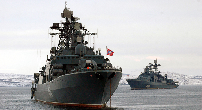 La présence des militaires russes dans l’Arctique revêt une portée géopolitique profonde. Crédit : Itar-Tass