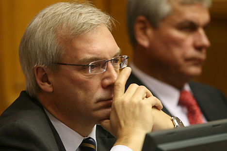 Alexandre Grouchko, représentant permanent de la Russie à l'Otan. Crédit : PhotoXPress