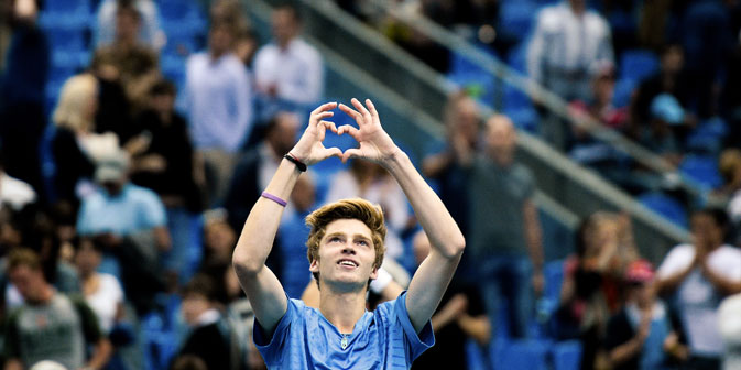 Le tennisman russe Andreï Roublev. Crédit : Vladimir Astapkovitch/RIA Novosti