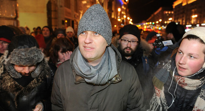 Als Alexej Nawalny zu Protesten kommen wollte, wurde er verhaftet. Foto: Reuters