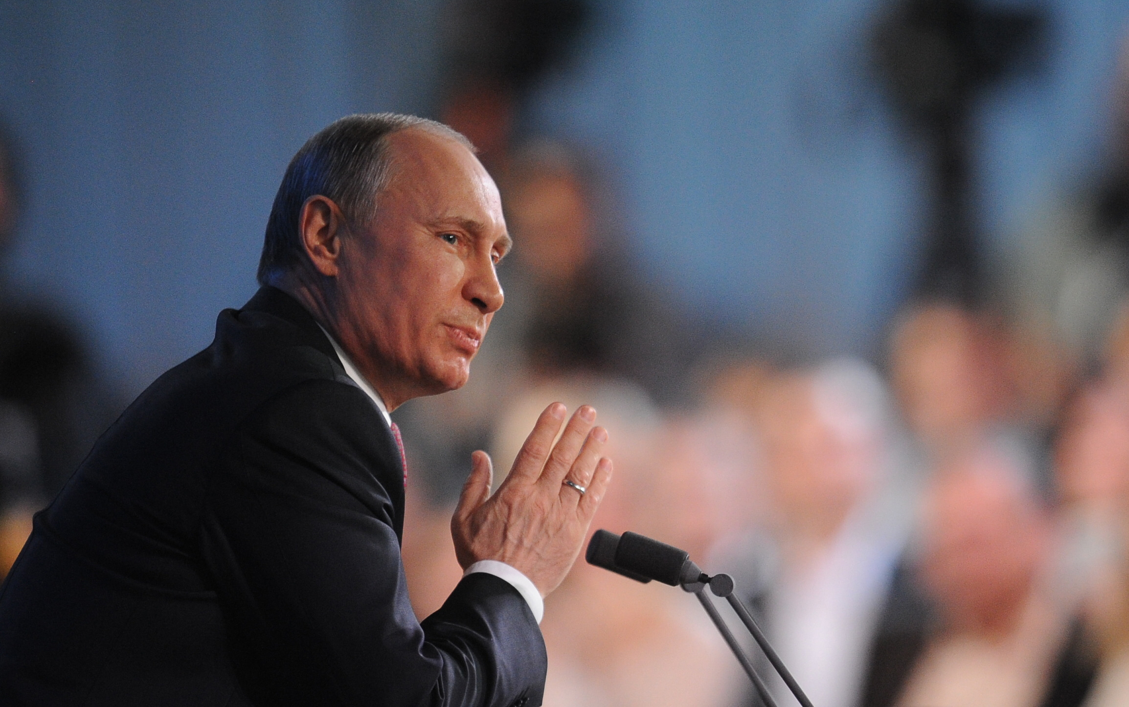 El presidente ruso, Vladímir Putin, hizo las declarciones durante una reunión con miembros de su administración. Fuente: ITAR-TASS.