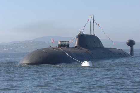 Podmornica iz projekta 971 (klasa „Štuka-B“). Izvor: ITAR-TASS.